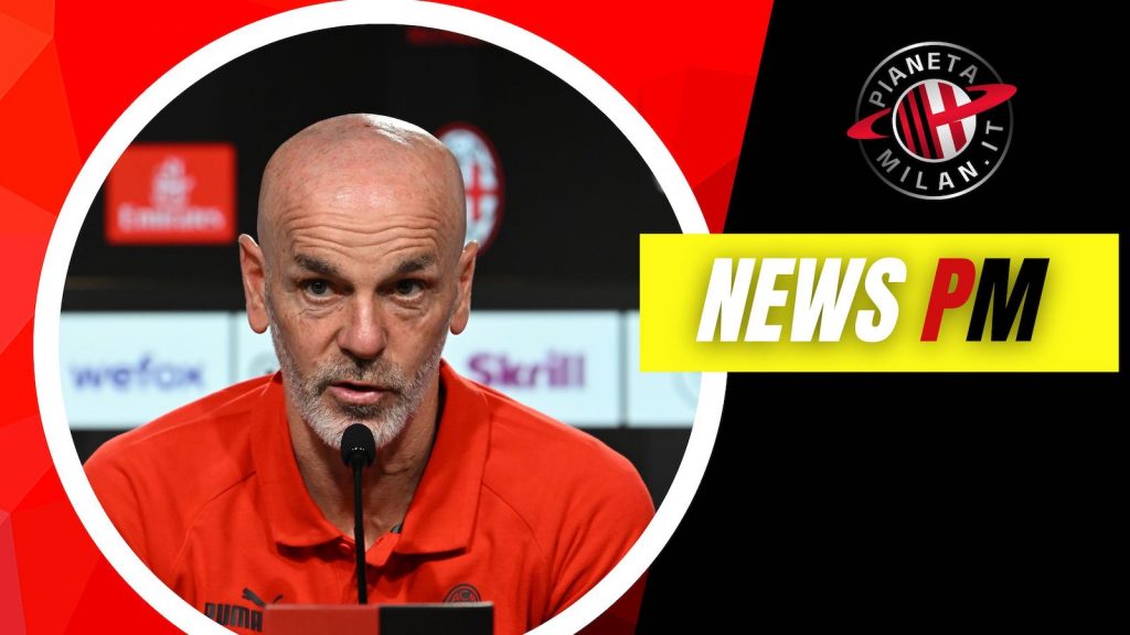 conferenza La conferenza stampa di Stefano Pioli (allenatore AC Milan) alla vigilia di Milan-Napoli stampa Pioli Udinese-Milan Serie A 2022-2023