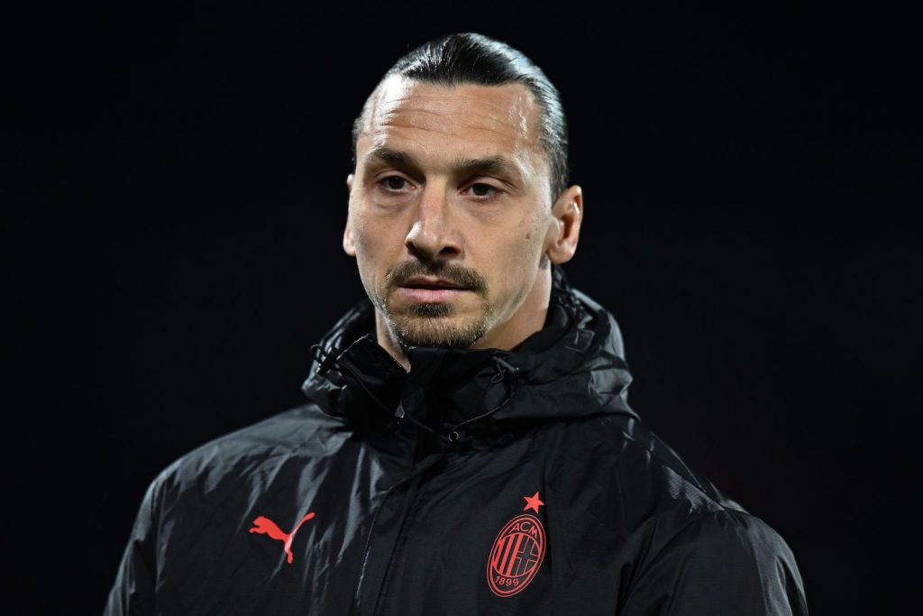 Zlatan Ibrahimovic AC Milan Fiorentina-Milan 2-1 Serie A 2022-2023