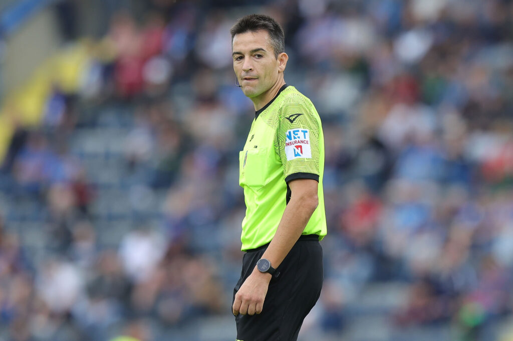 Antonio Rapuano, arbitro di Napoli-Milan (getty images)