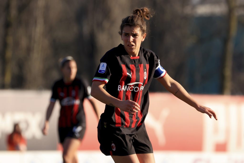 Valentina Bergamaschi, capitano del Milan femminile (getty images)