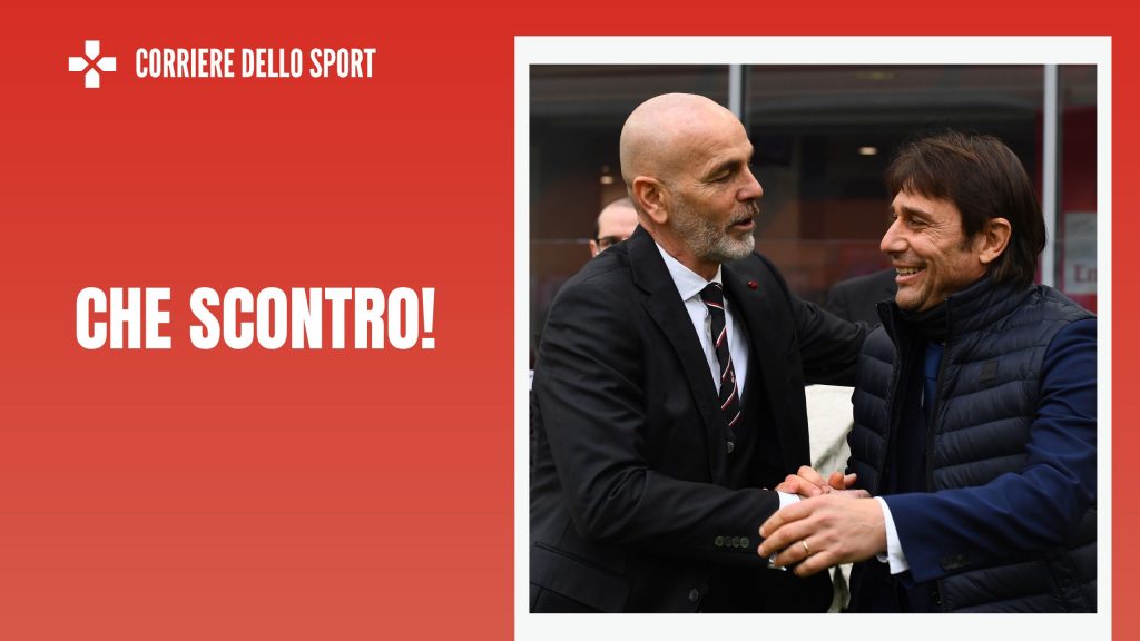 Pioli e Conte allenatori Milan Tottenham