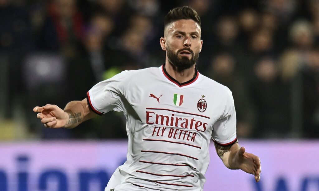 Olivier Giroud AC Milan Fiorentina-Milan 2-1 Serie A 2022-2023