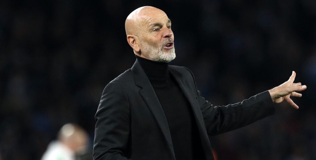 Stefano Pioli AC Milan Napoli-Milan 0-4 Serie A 2022-2023