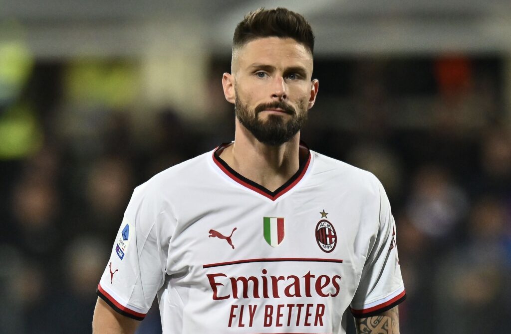 Olivier Giroud AC Milan Fiorentina-Milan 2-1 Serie A 2022-2023