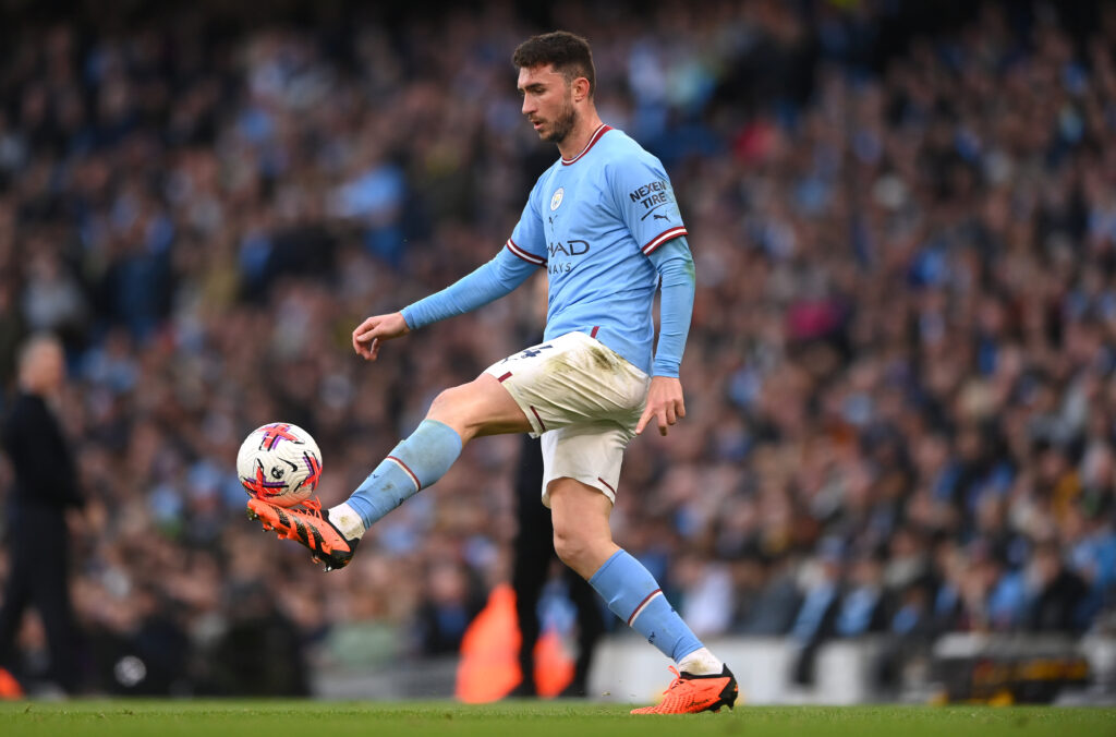 Aymeric Laporte, difensore del Manchester City (getty images)