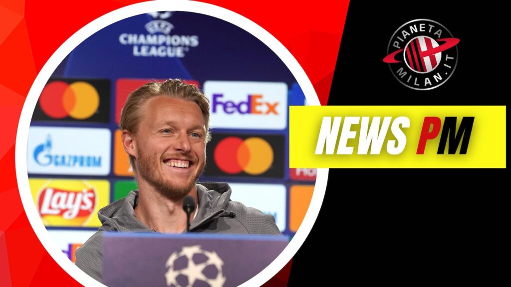 Simon Kjaer AC Milan conferenza stampa