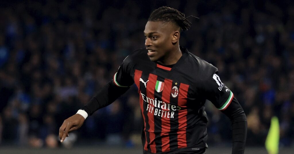 Rafael Leao AC Milan Napoli-Milan 1-1 Champions League 2022-2023