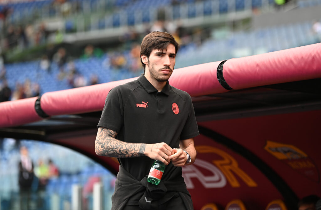 Sandro Tonali, centrocampista del Milan (getty images)