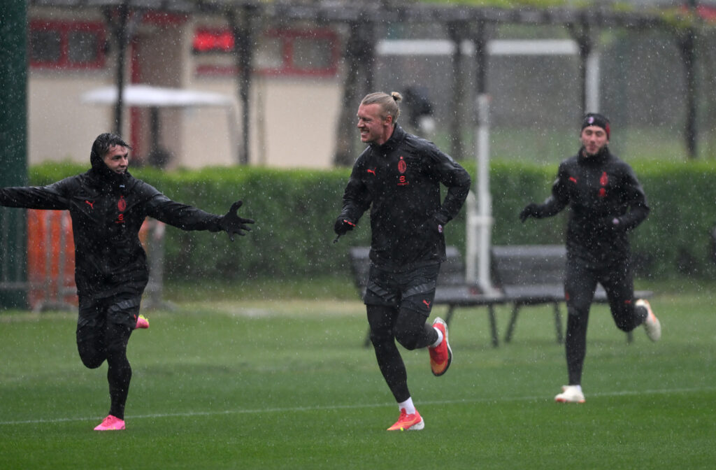 Allenamento del Milan