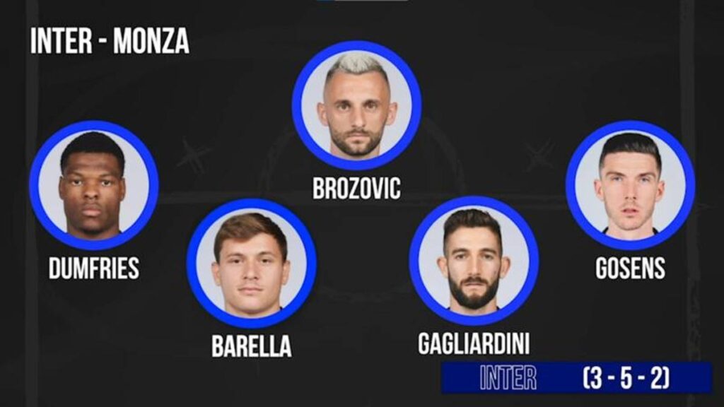 Inter Monza probabile formazione Inzaghi