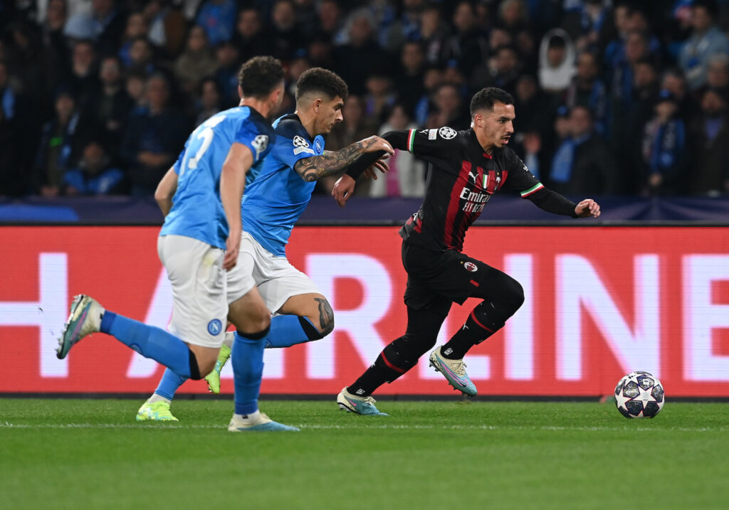 Ismaël Bennacer AC Milan Napoli-Milan Champions League 2022-2023