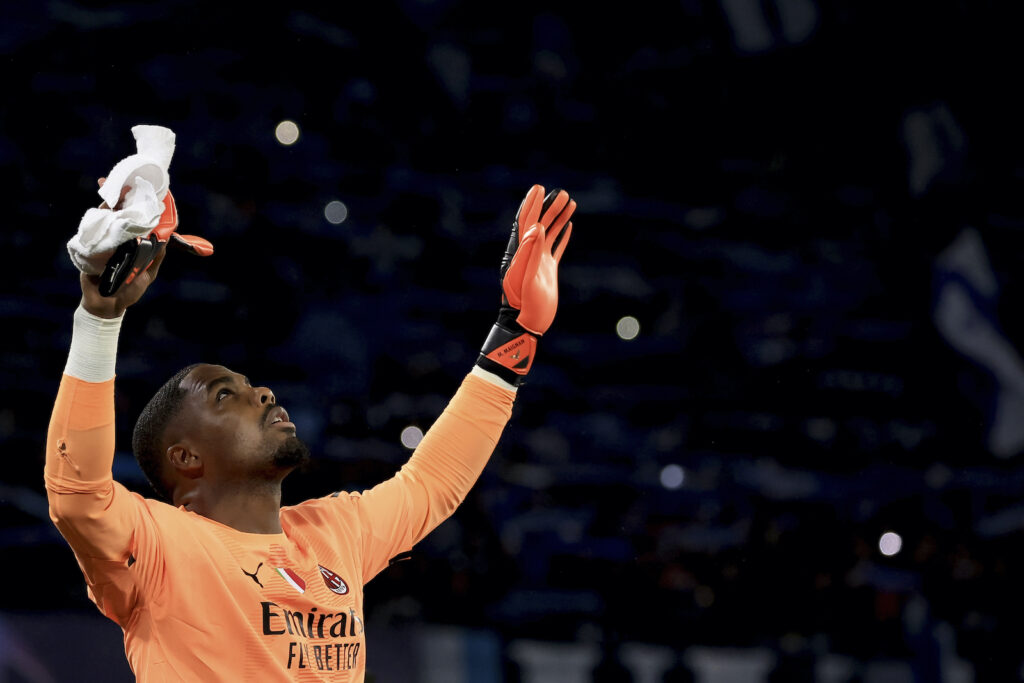 Mike Maignan AC Milan Napoli-Milan 1-1 Champions League 2022-2023