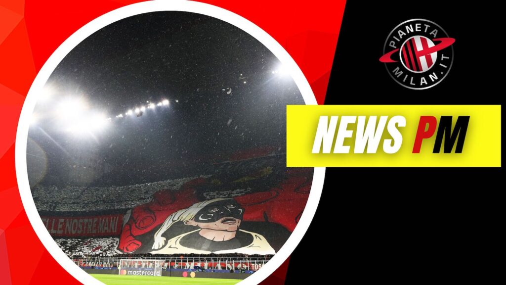 Coreografia Curva Sud Milano AC Milan Milan-Napoli Champions League 2022-2023