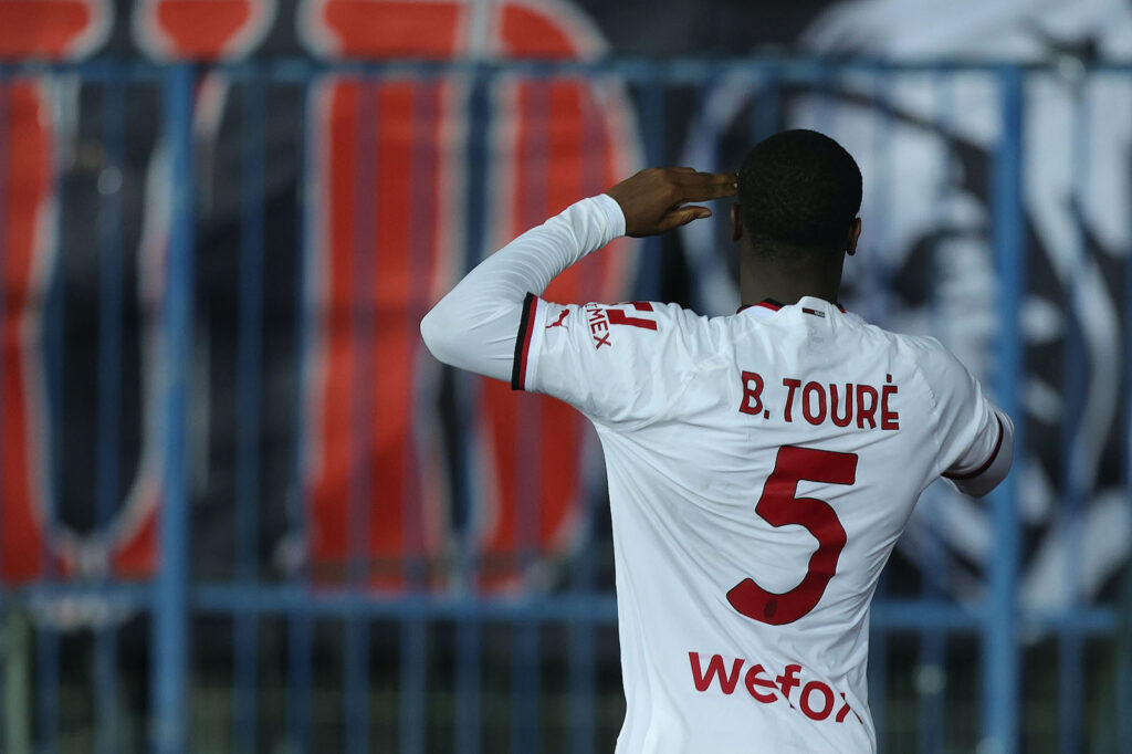 Fodé Ballo-Touré AC Milan Empoli-Milan 1-3 Serie A 2022-2023