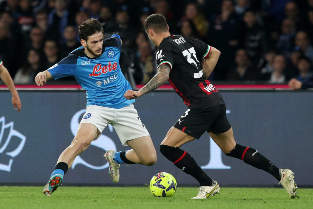 Khvicha Kvaratskhelia Napoli-Milan 0-4 Serie A 2022-2023