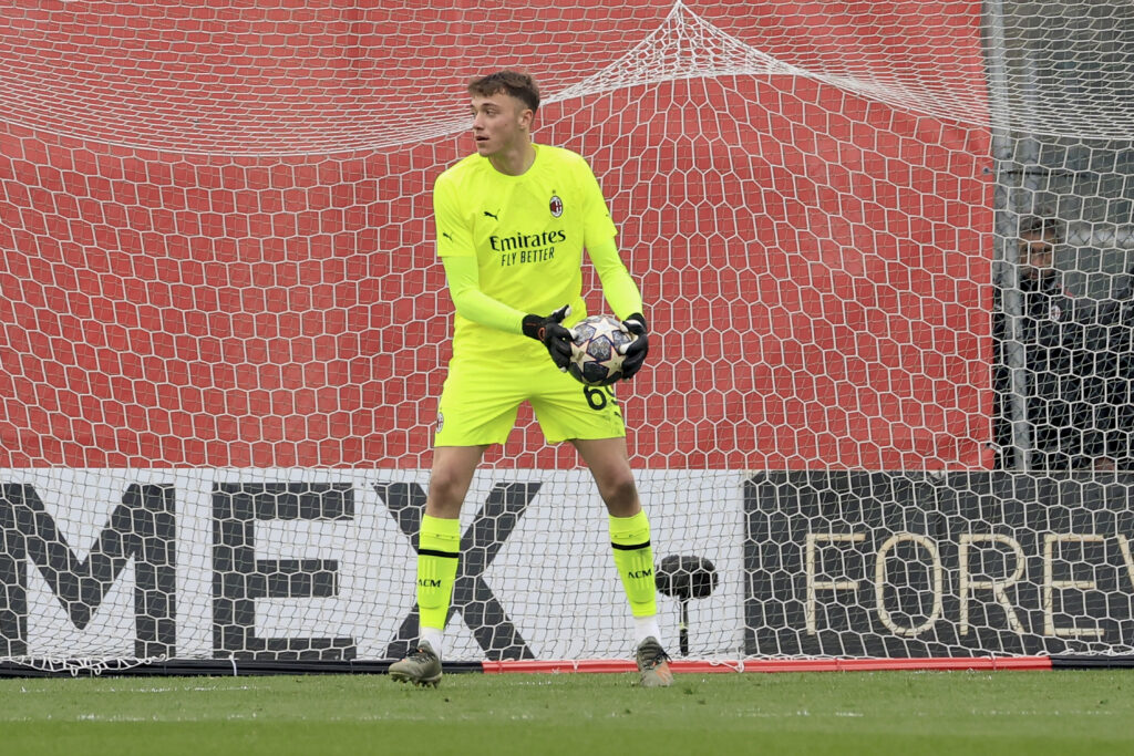 Lapo Nava, portiere del Milan Primavera (getty images)