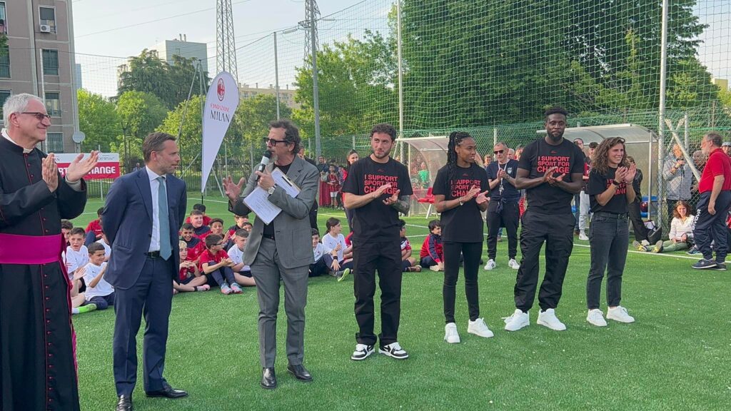 Milan, Calabria e Origi giunti all'inaugurazione del nuovo centro sportivo