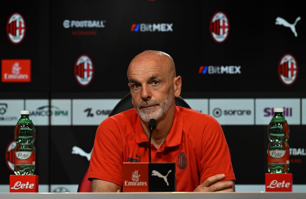 Stefano Pioli AC Milan conferenza stampa Milanello