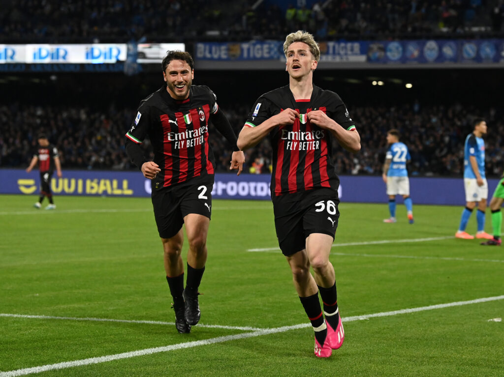 Alexis Saelemaekers, calciatore del Milan (getty images)