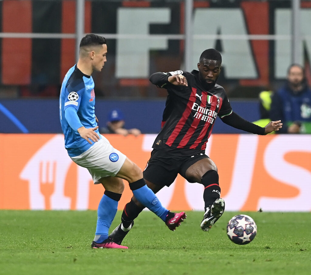 AC Milan v SSC Napoli: Quarterfinal First Leg - UEFA Champions League