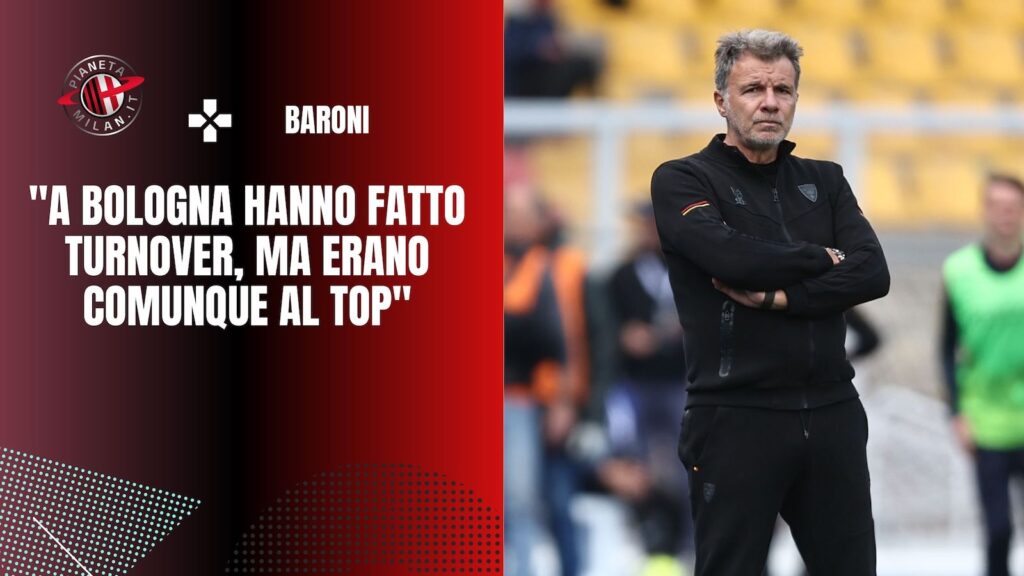 conferenza stampa Baroni Milan-Lecce Serie A 2022-2023
