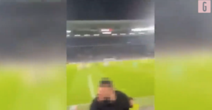 Juventus-Inter buu e insulti razzisti a Lukaku | VIDEO (screen gazzetta.it)
