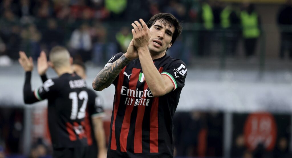 Sandro Tonali, centrocampista del Milan