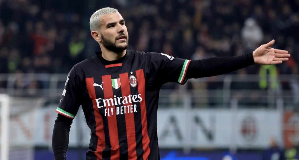 Theo Hernández AC Milan Milan-Napoli 1-0 Champions League 2022-2023