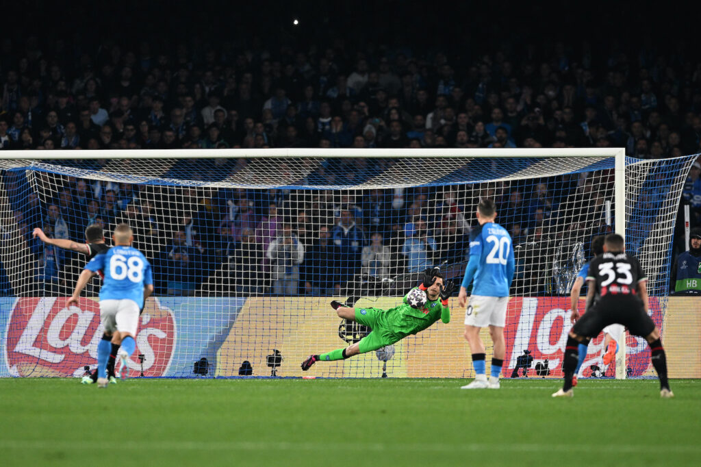 rigore Giroud AC Milan Napoli-Milan Champions League 2022-2023