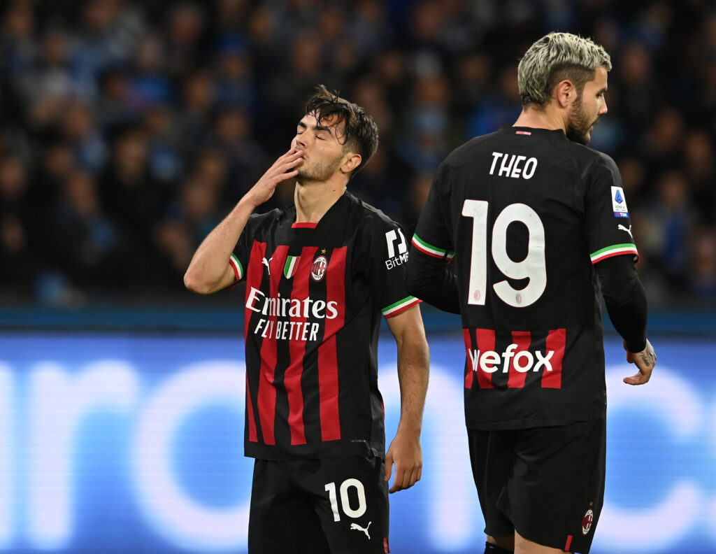Brahim Diaz esultanza Napoli Milan