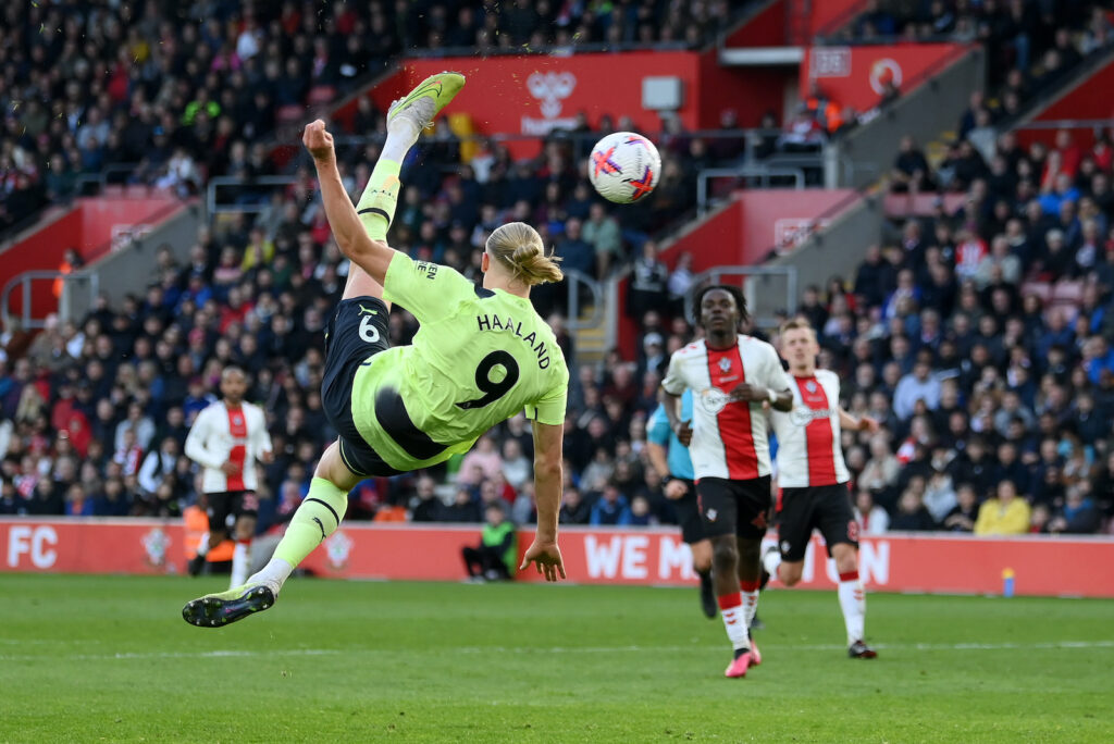 gol Haaland Southampton-Manchester City 1-4 Premier League 2022-2023