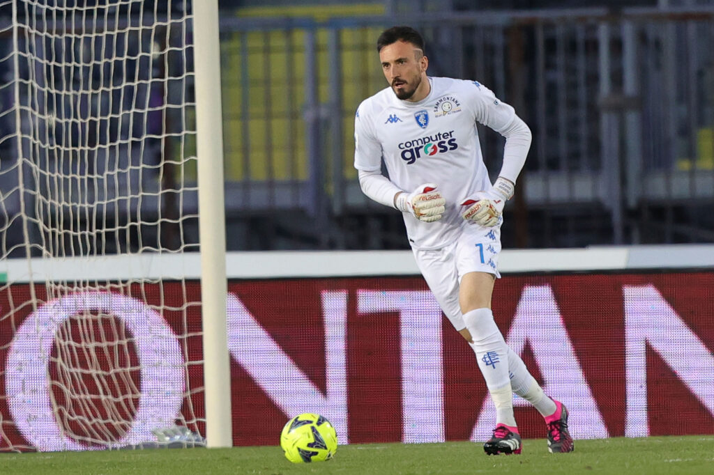 Samuele Perisan, portiere dell'Empoli (getty images)