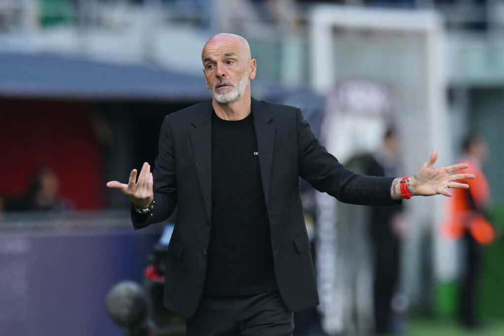 Stefano Pioli AC Milan Bologna-Milan 1-1 Serie A 2022-2023