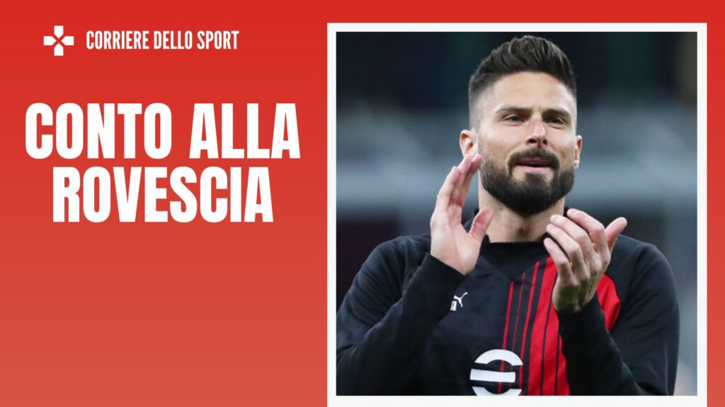 Olivier Giroud, attaccante del Milan (getty images)