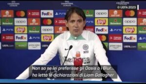 Inzaghi risponde a Gallagher: "City-Inter in finale? Sarei contento" | VIDEO