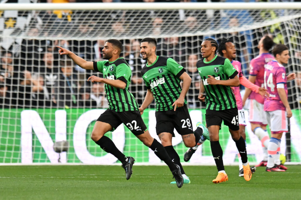 Defrel, attaccante del Sassuolo contro la Juventus