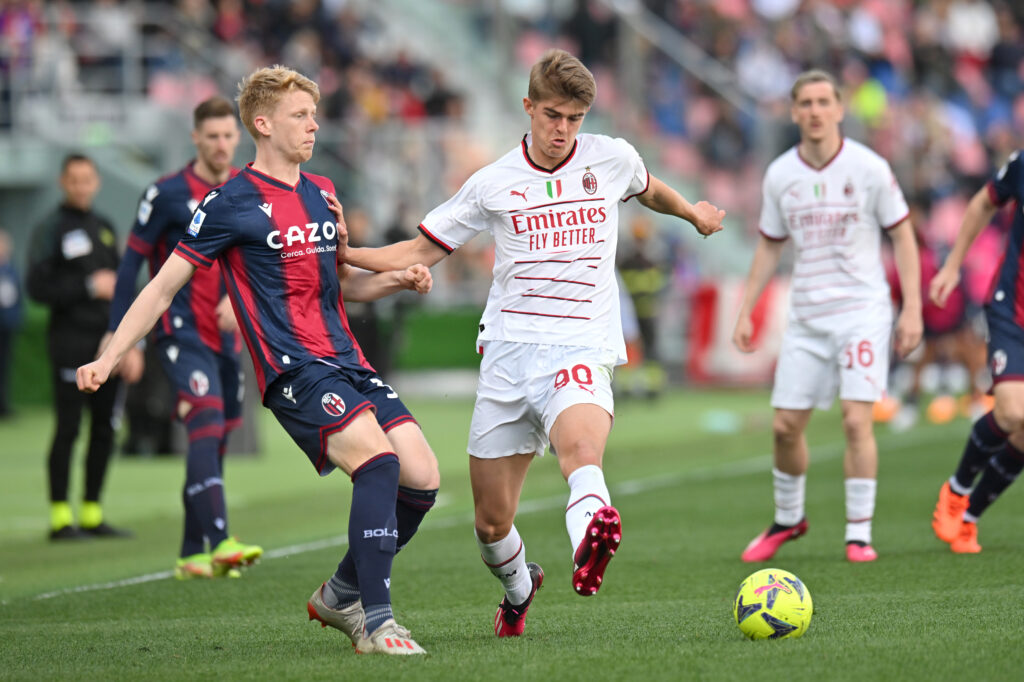Charles De Ketelaere AC Milan Bologna-Milan 1-1 Serie A 2022-2023