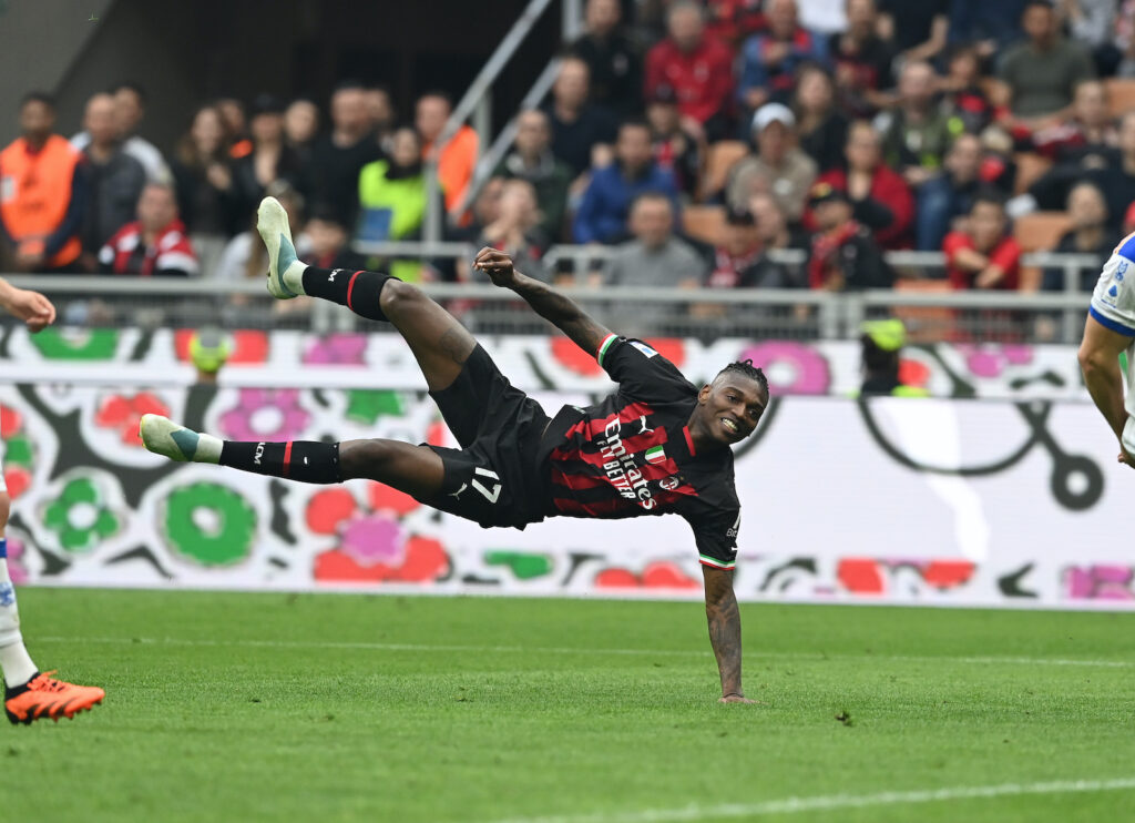 gol Leao AC Milan Milan-Lecce 2-0 Serie A 2022-2023