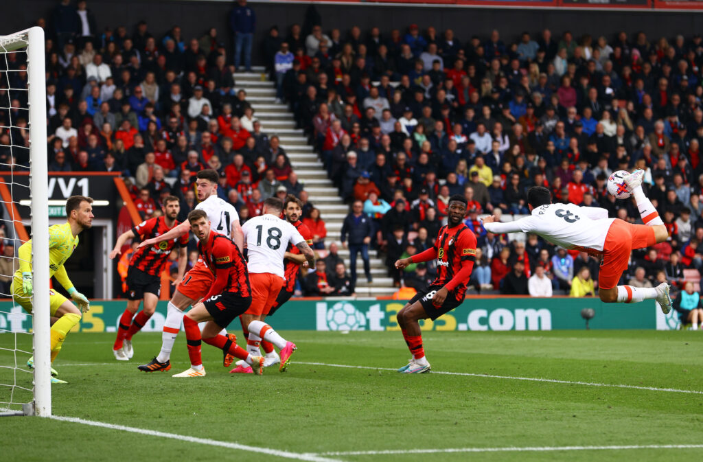 Bournemouth-West Ham 0-4 gol Fornals Premier League 2022-2023