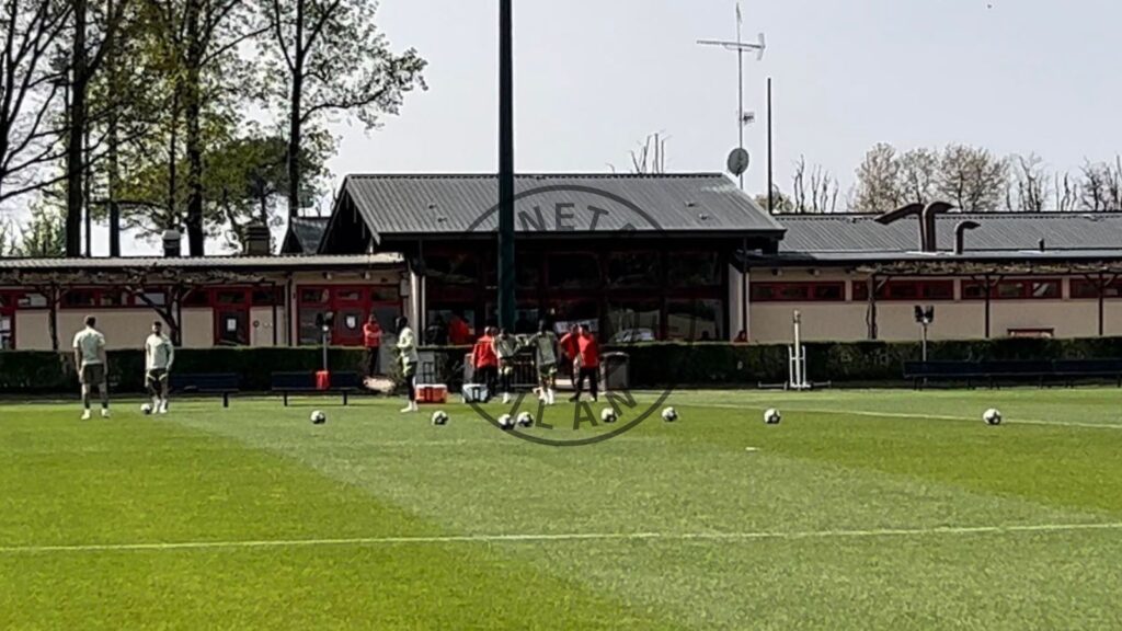 allenamento Milanello rifinitura Milan-Napoli Champions League