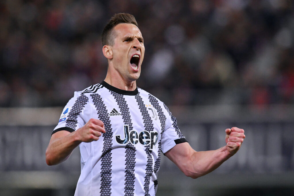 Esultanza Arkadiusz Milik, Bologna-Juventus 1-1