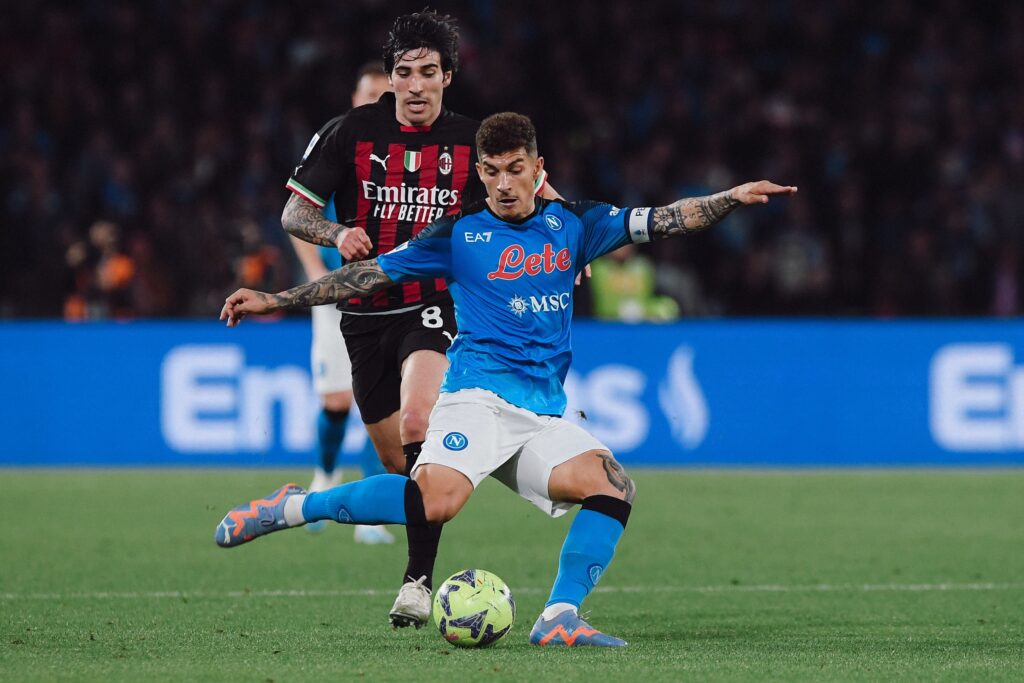 Giovanni Di Lorenzo, calciatore del Napli (getty images)