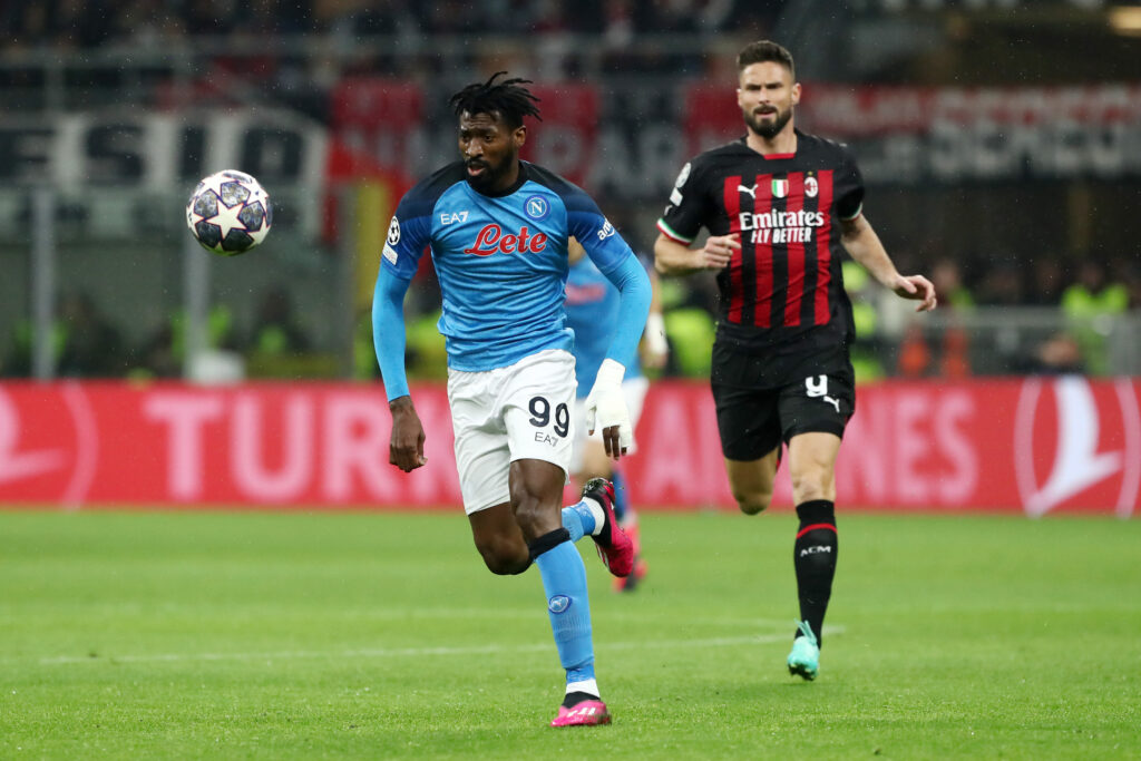 Olivier Giroud AC Milan Milan-Napoli 1-0 Champions League 2022-2023