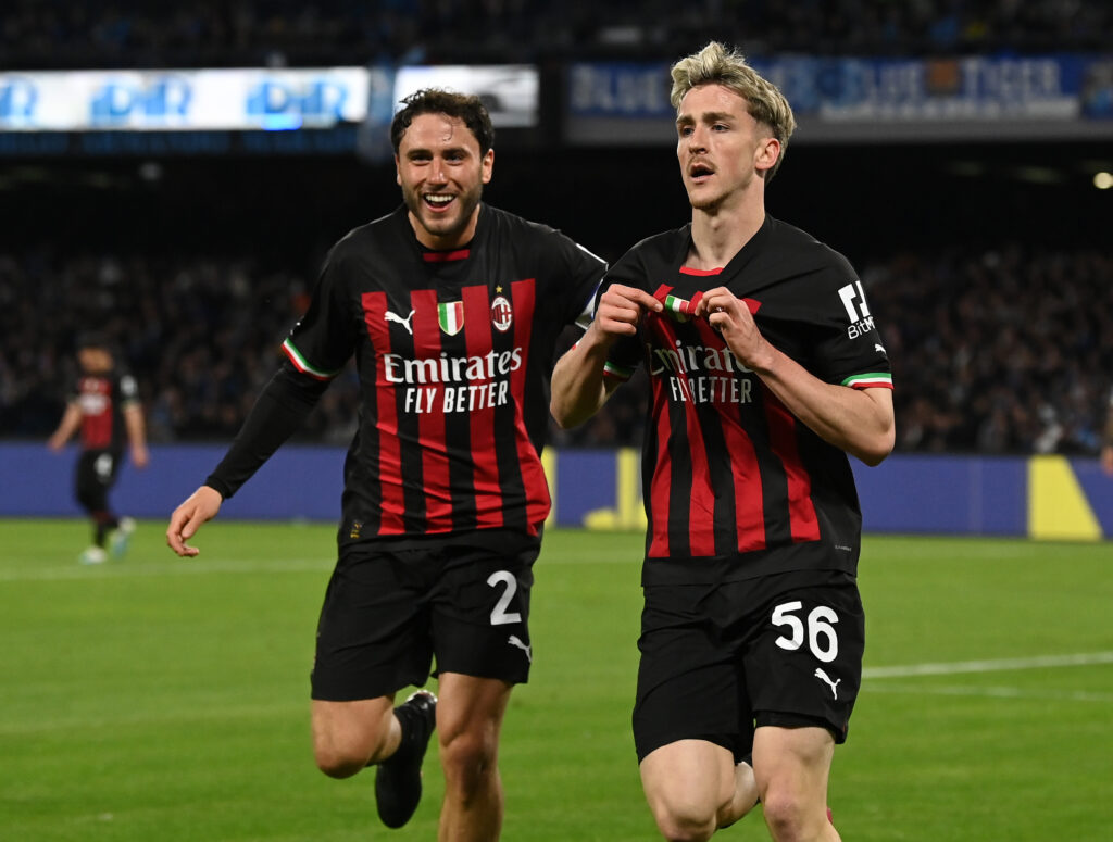 Alexis Saelemaekers, calciatore del Milan (getty images)