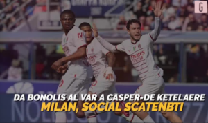 Bologna-Milan 1-1, le reazioni sui social dei tifosi | VIDEO (screen gazzetta.it)