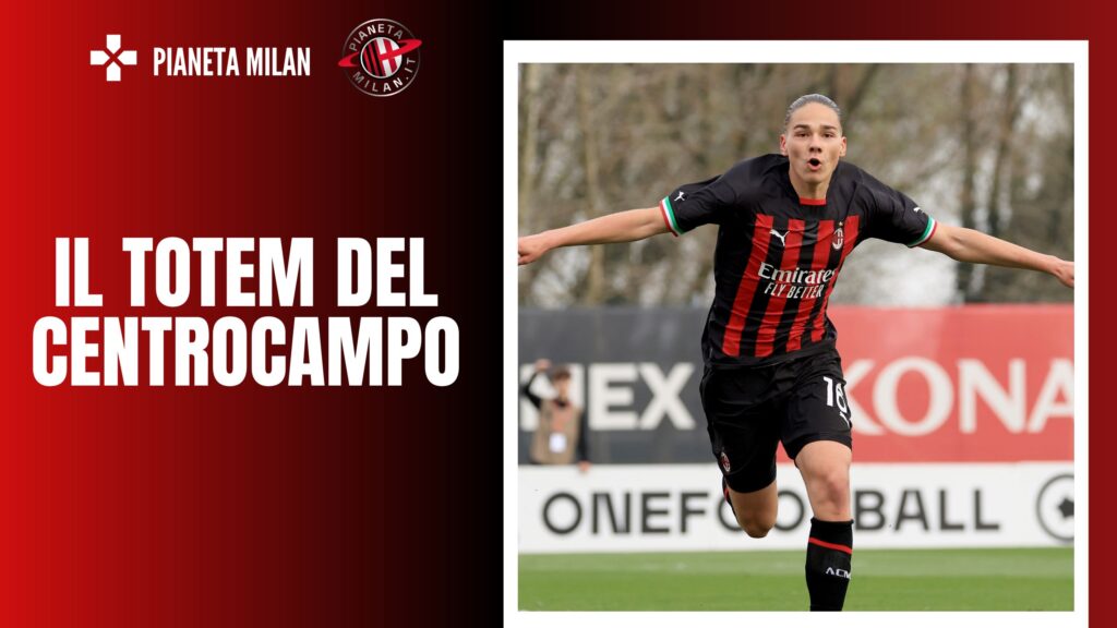 Dariusz Stalmach, centrocampista Milan Primavera