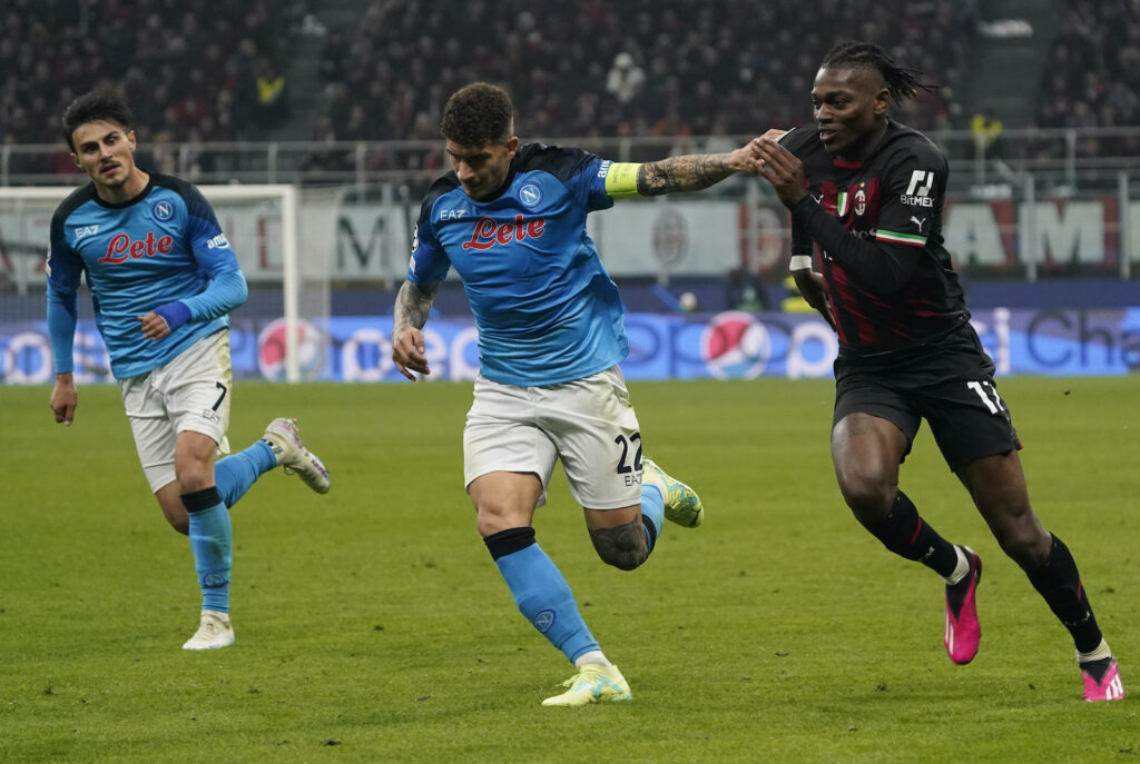 AC Milan v SSC Napoli: Quarterfinal First Leg - UEFA Champions League