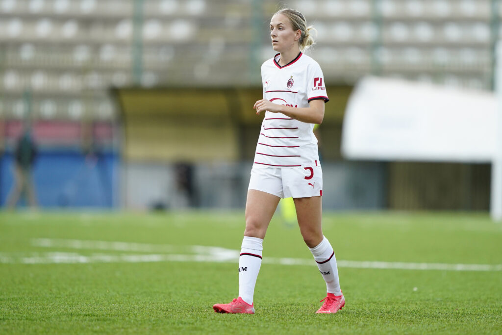 Sara Thrige Andersen, calciatrice del Milan femminile (getty images)