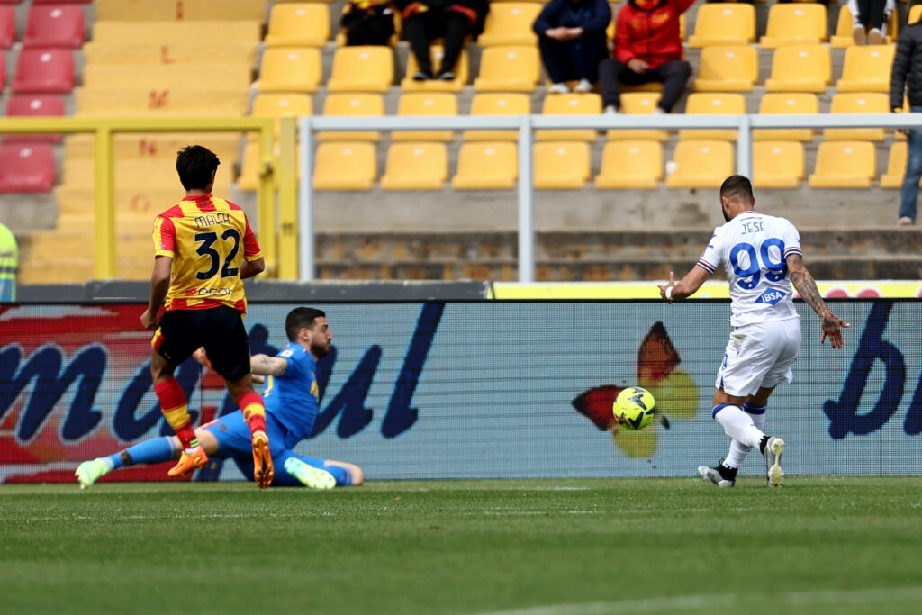 Lecce-Sampdoria 1-1 Serie A 2022-2023 gol Jesé Rodríguez
