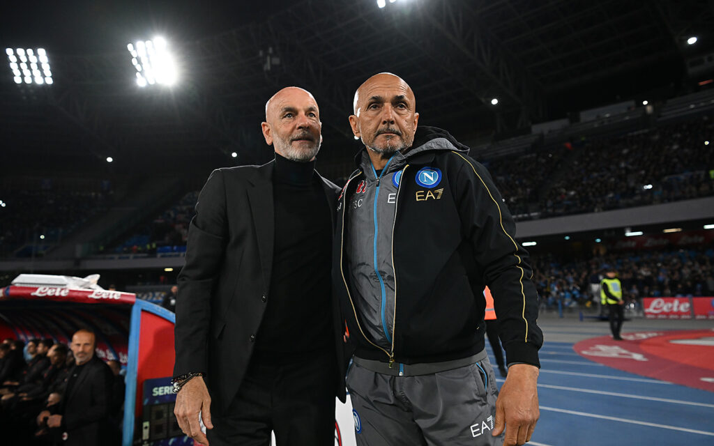 Pioli Spalletti Napoli-Milan 0-4 Serie A 2022-2023